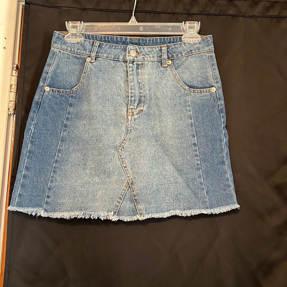 Altar’d state Jean skirt